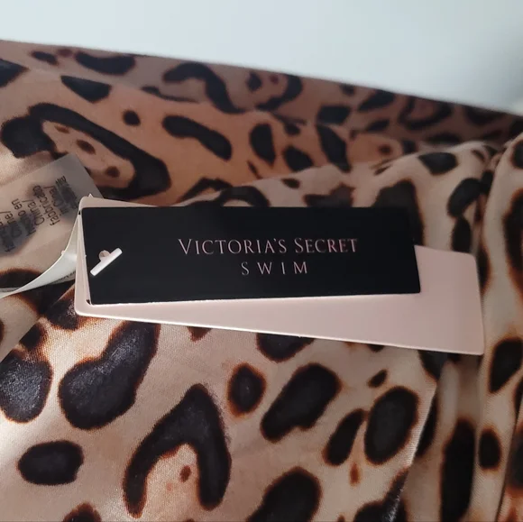 Victoria's Secret SWIM Bikini Cover Up Kimono Style Animal Print - Picture 9 of 10
